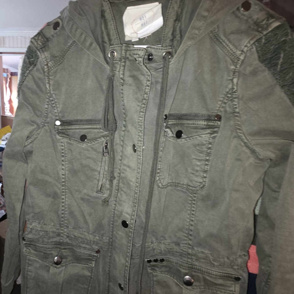Women's Green Hooded Jacket